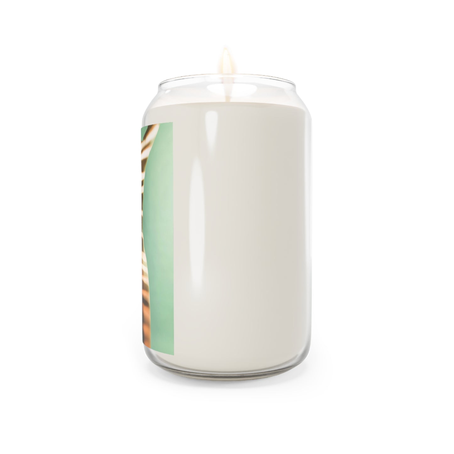 Soy Candle — 'Striped Nude Silhouette' Scented 13.75oz Aromatherapy Candle