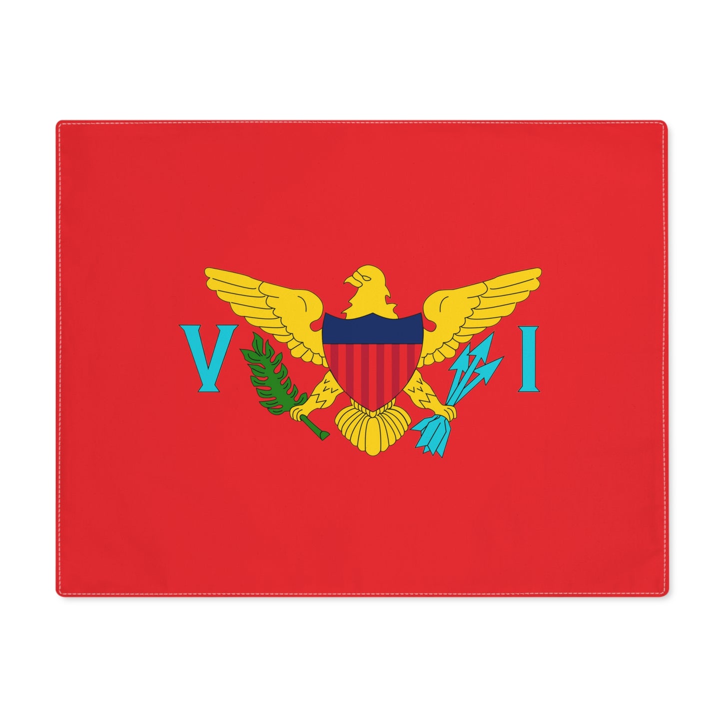 USVI Placemat, 1pc. Virgin Islands Flag