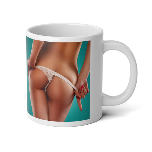 Jumbo Naked Butt Mug, 20oz. Butt Mug. Nude Coffee Cup Guft. White Elephant Gift. Gag Gift.