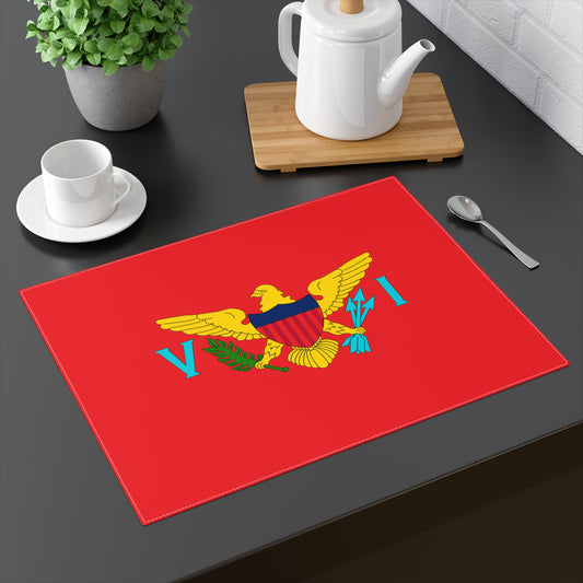 USVI Placemat, 1pc. Virgin Islands Flag