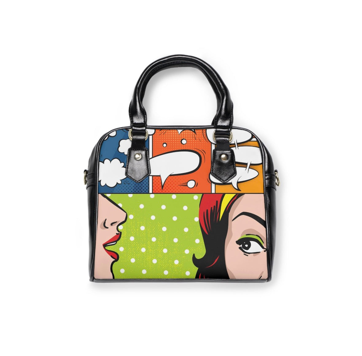 Beautiful Pop Art Handbag Purse.Comic  Purse. Pop Art Bag. Statement Bag. Comic Pop Art Bag. Ladies Pop Art Purse. Pop Art Shoulder Bag.
