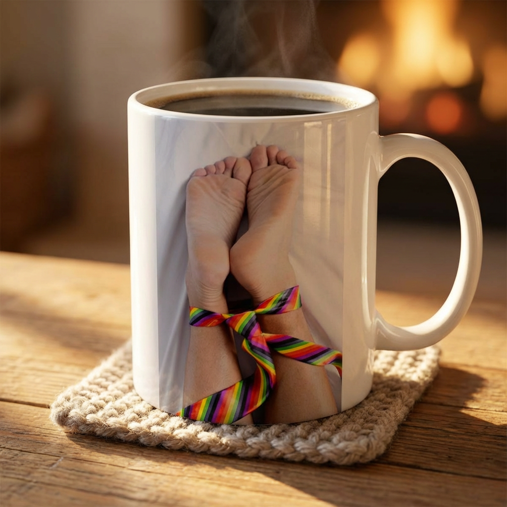 Foot Fetishized Coffee Mug.Foot Fetish Coffee Cup.Single Man Coffee Cup.Housewarming Gift.Foot Lover Coffee Cup. Foot Lovers Coffee Mug.
