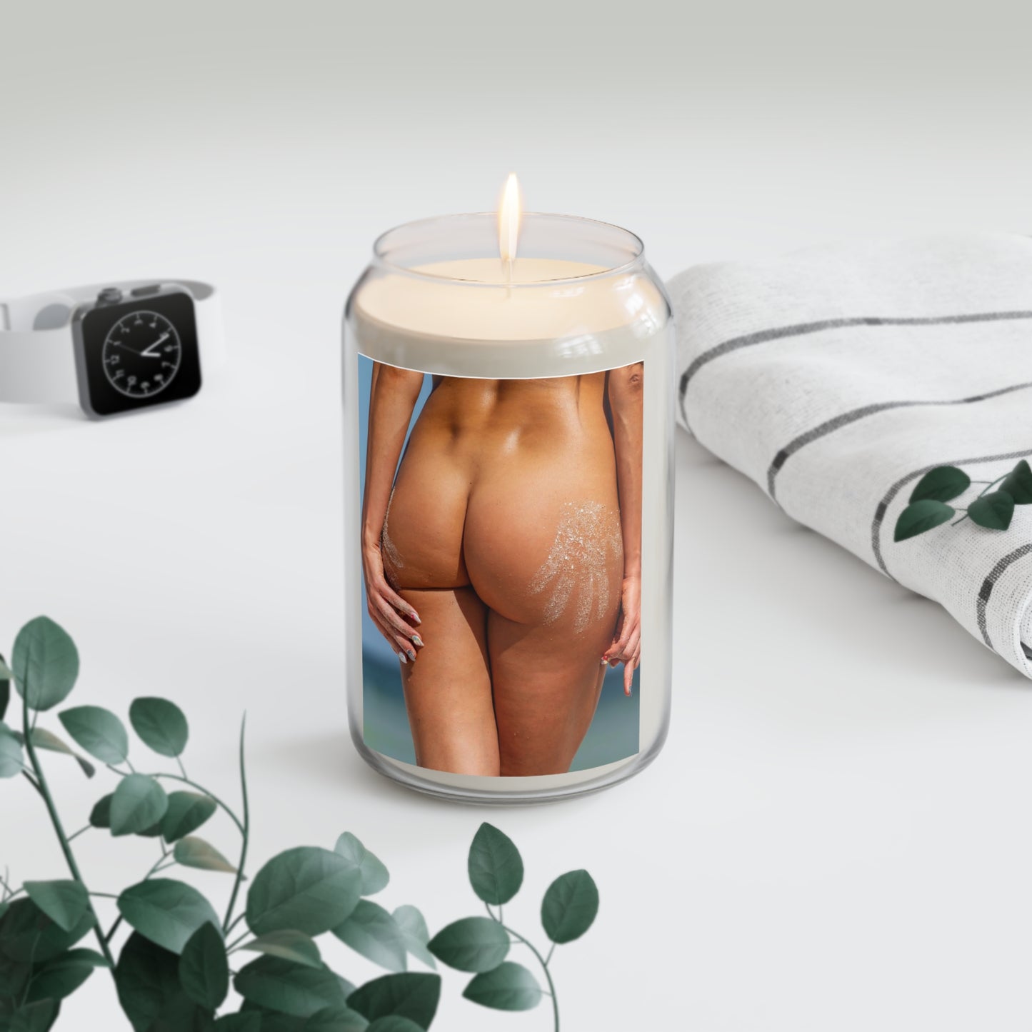 Soy Candle — Nude lady Photo Scented Candle (13.75 oz)