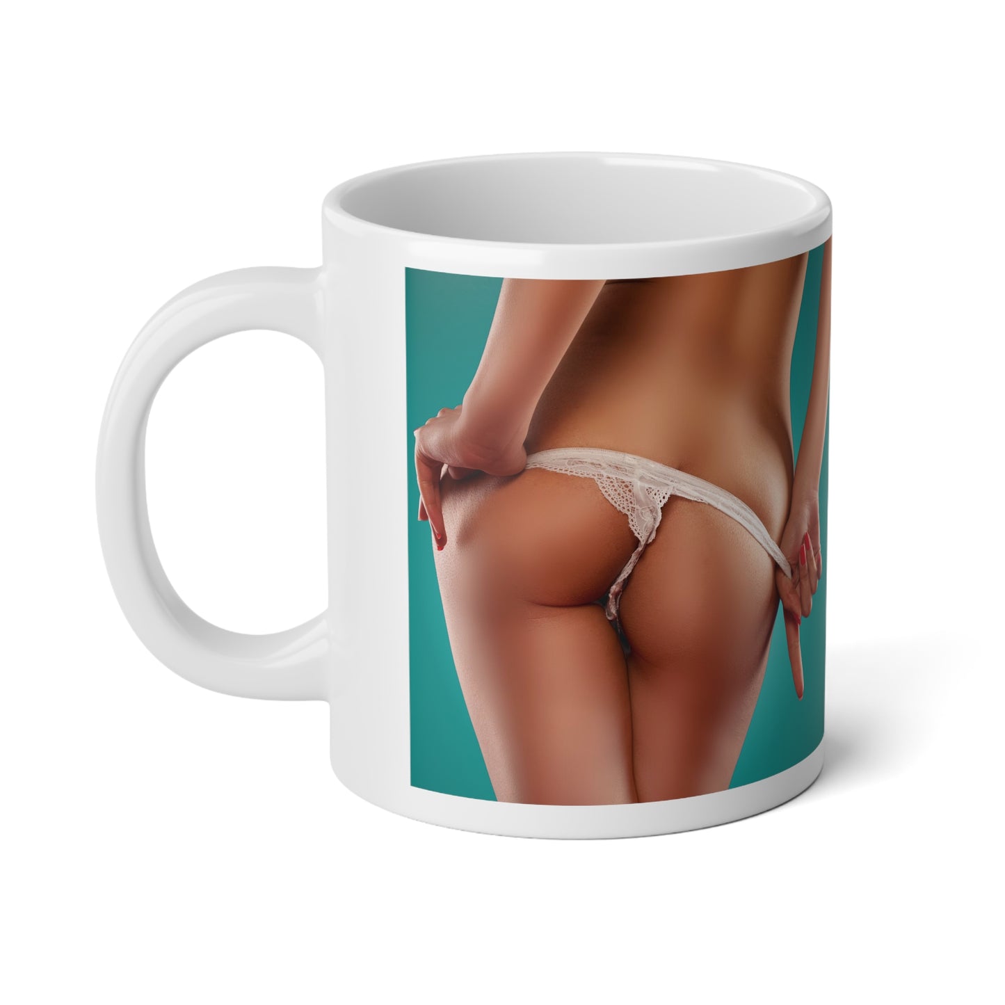 Jumbo Naked Butt Mug, 20oz. Butt Mug. Nude Coffee Cup Guft. White Elephant Gift. Gag Gift.