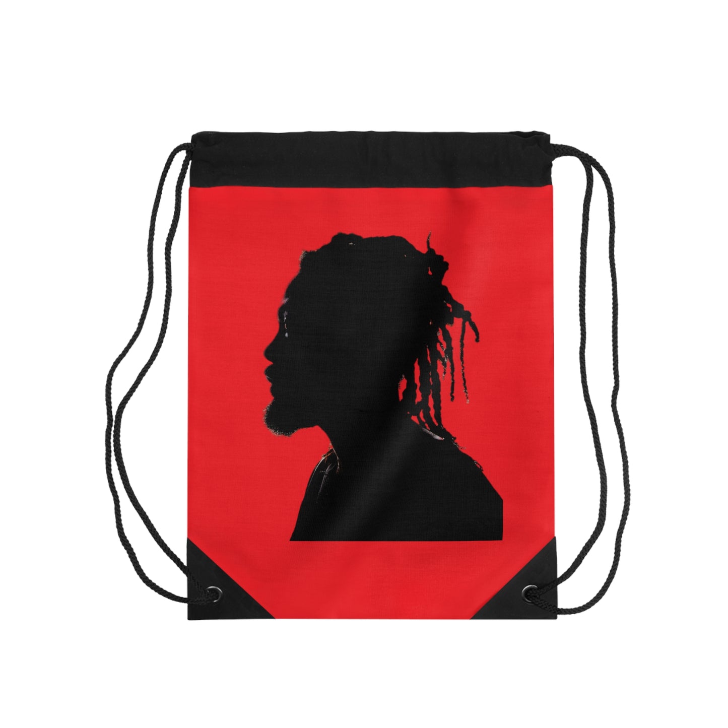 Rasta Drawstring Bag. Rastaman Gifts. Rasta Travel Bag.