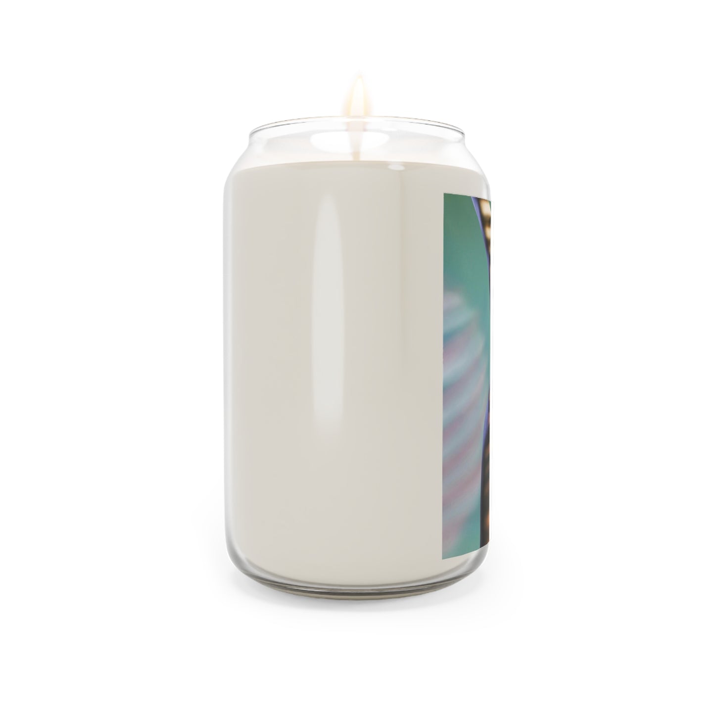 Soy Candle — 'Striped Nude Silhouette' Scented 13.75oz Aromatherapy Candle